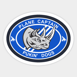 VFA-143 Pukin' Dogs - Rhino Sticker